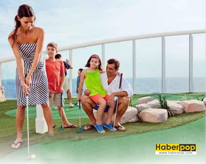 Dünyanın en büyük gemisi - Golf sahası