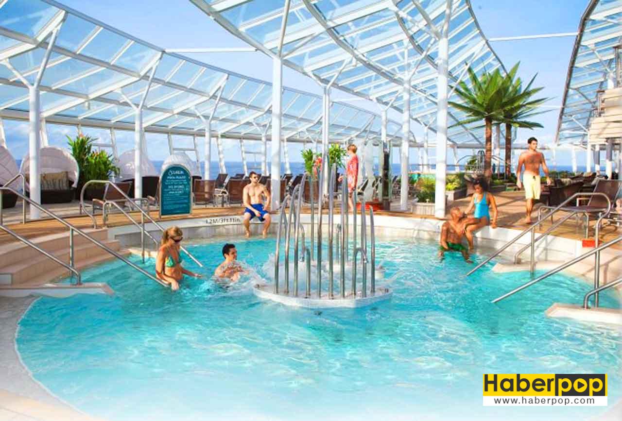 Turistik gemide spa ve solaryum merkezleri
