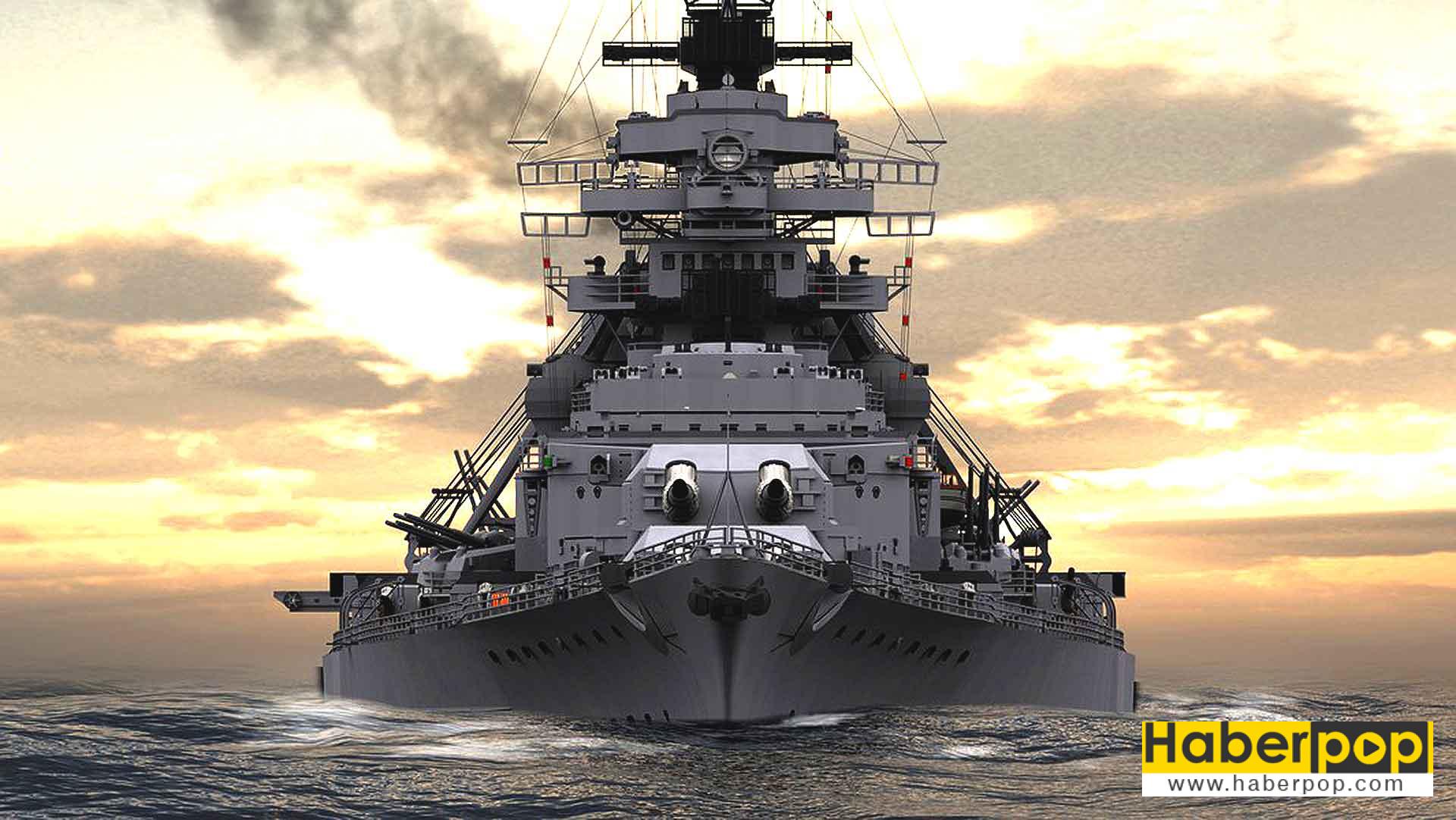 Dünyanın en büyük ve en güçlü savaş gemileri: Bismarck