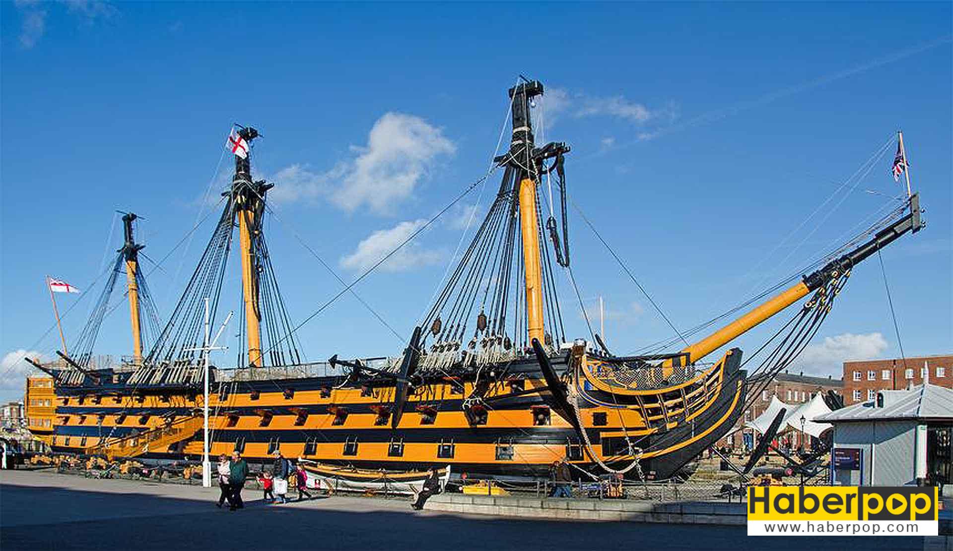 Dünyanın en büyük yelkenli savaş gemisi: HMS Victory