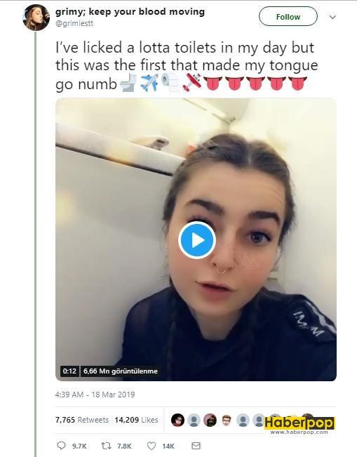 I’ve licked a lotta toilets in my day but this was the first that made my tongue go numb
